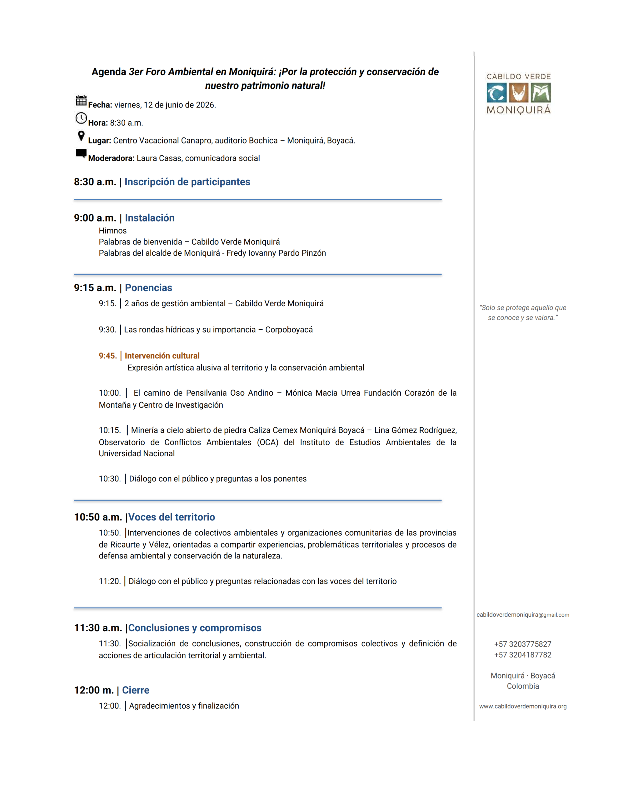 agenda tercer foro ambiental cvm 001